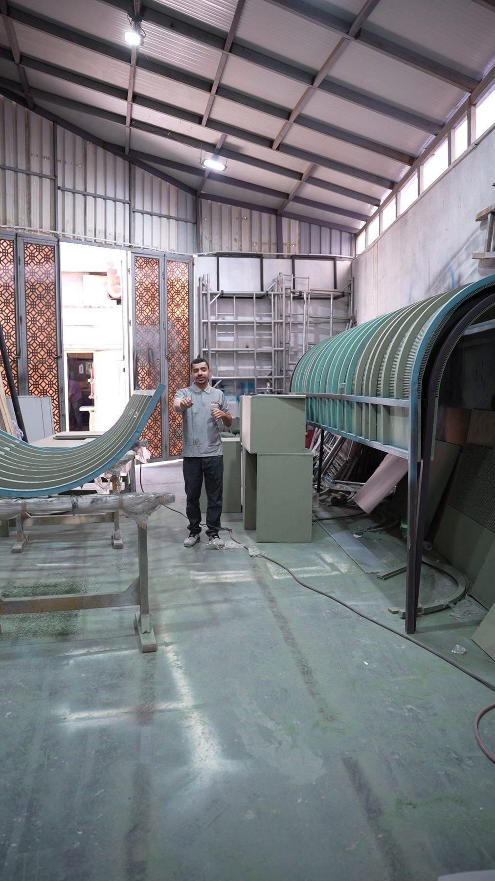 The production hall