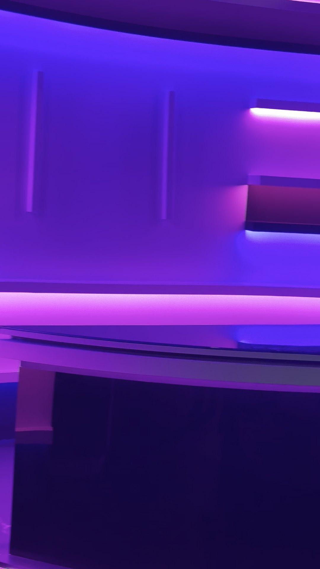 View of the studio set